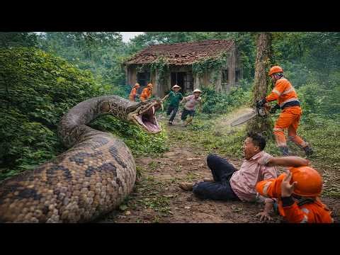 72 Hours of Terror 😱 Brave Hunter Finds Giant Python Nest in Abandoned House — Shocking Rescue!