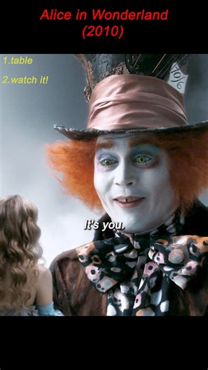 Alice in Wonderland (2010)｜The Mad Hatter Finally Finds Alice! Magical Reunion Scene 🐇🎩🌪️