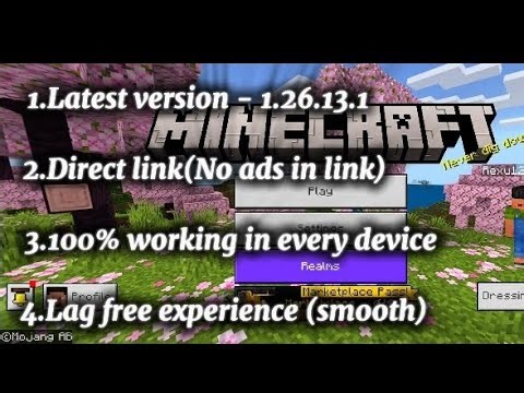 Minecraft latest update version download tutorial - 1.26.13.1 version. (Not beta) 2026 best video.