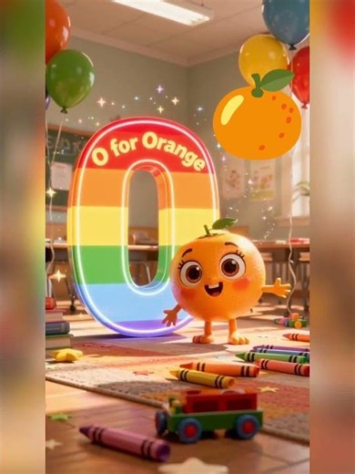 🍊 O for Orange | ABC Alphabet Song for Kids | Learn Letter O | Preschool Learning | Kids Animation