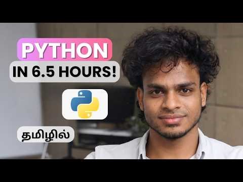Python Masterclass in Tamil | Beginner to Advanced | Full Course by Data Scientist