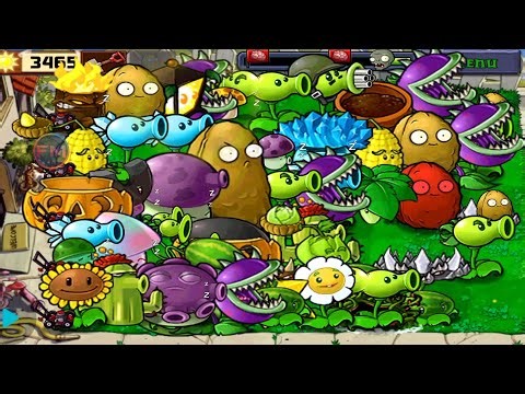 Plants Vs Zombies | Gameplay Survival day | PvZ mod menu Episode #017