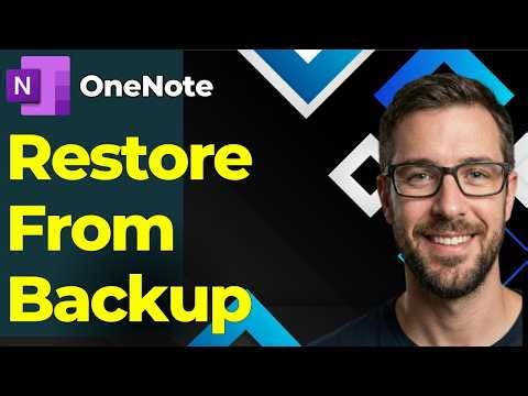 How To Restore OneNote From Backup (Step By Step) [2026 Guide]