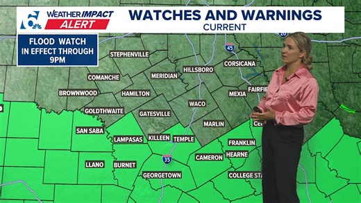 Flood watch issued: Heavy rain may cause localized flooding | Weather Impact Alert