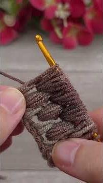 tunisian pattern #crochet #knitting #tunisian