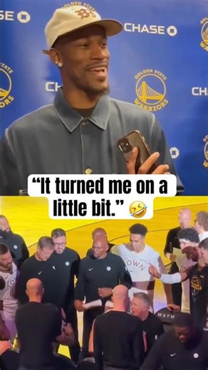 Jimmy did not have a problem with Dray and Kerr’s confrontation 😂 (via @NBCSAuthentic, shubhydoo/X)