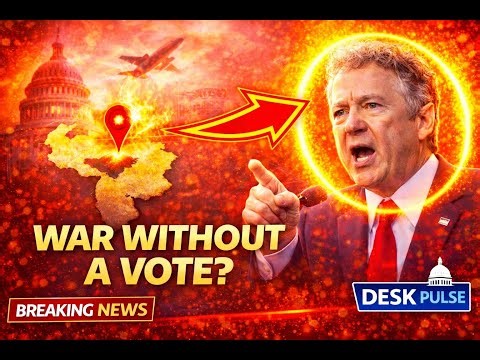 RAND PAUL EXPLODES AT CONGRESS OVER WAR POWERS AFTER VENaEZUELA STRIKE