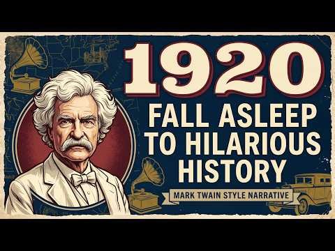 1920: Fall Asleep to Hilarious History - The Jazz, the Jitters, & the Ballot Box - as if by Twain