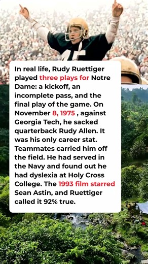 The Real Rudy Played 3 Plays at Notre Dame. They Made a Movie.