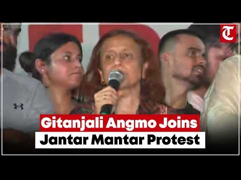 LIVE: Gitanjali Angmo Joins Students' Protest at Jantar Mantar | Sonam Wangchuk Case