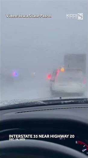 Part of Interstate 35 closed as severe winter weather rolls through Iowa