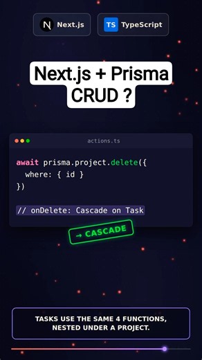 One Pattern, Every Feature — CRUD with Prisma (Next.js 2026)