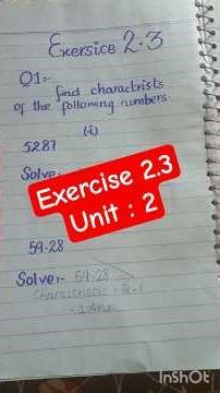 Exercise 2.3 Complete #9thmathnewbook