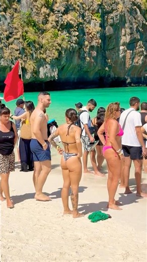 🇹🇭Maya Bay Beach Nice Summer Holiday Fun Summer Day 19🐳 #mayabay #mayabeach
