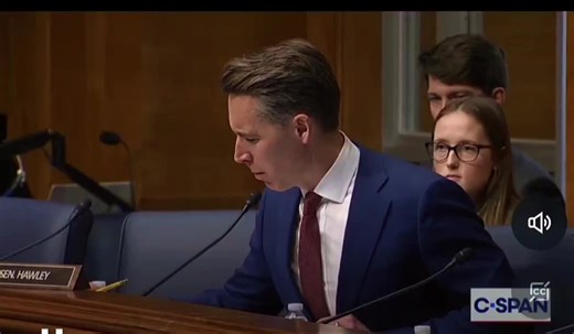 “Senator Stops the Room Cold During Live Hearing — This Moment Was NOT Supposed to Go Viral” This clip from a live U.S. Senate hearing is blowing up for a reason. During official questioning, Josh Hawley delivers a moment that instantly shifted the room — and the internet noticed. This footage comes directly from C-SPAN’s live congressional coverage, where unfiltered moments like this rarely escape the broadcast… until now. Watch closely. Listen to the tone change. And decide for yourself why th