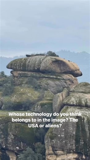 Whose technology do you think is in the image? The USA or aliens? What are they doing on the mountaintop? #technology #USA #aliens #mountain | Defineye Giden Yol - The way to The Treasure