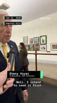 Rep. Steny Hoyer Says he Intends to Read the War Powers Resolution Before Deciding How to Vote