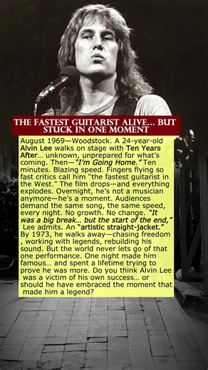 The Fastest Guitarist Alive… But Stuck in One Moment