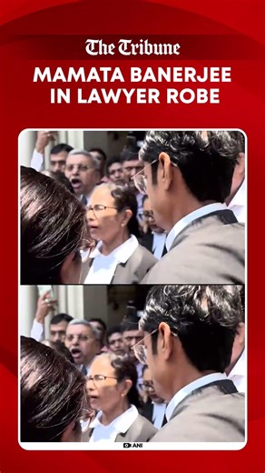 Mamata Banerjee Appears At Calcutta HC In Lawyer Attire For Post-Poll Violence PIL Case