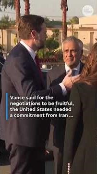 Vance says 'no agreement reached' in US and Iran peace talks