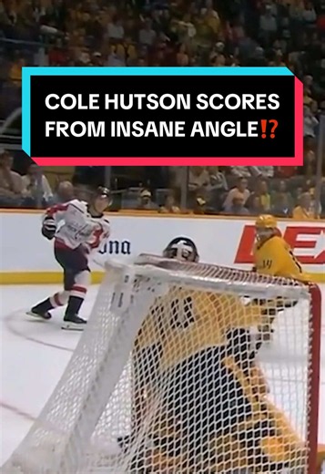 HOW 😱 #NHL #hockey #WashingtonCapitals #sports #ColeHutson | hockey