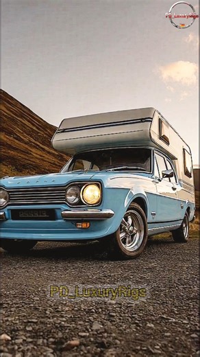 Sportwagen oder Motorhome?😱 Ford Capri macht beides!#CrazyMotorhome #FordClassic #ViralAuto #RetroRV