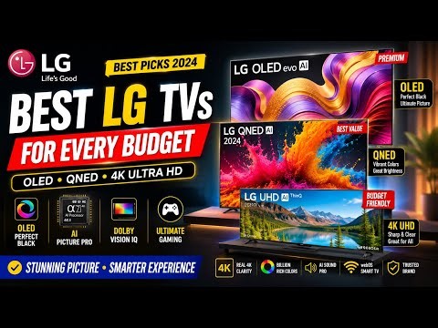 📺 Best LG TVs 2024 – 11 LG OLED, QNED & 4K Smart TVs