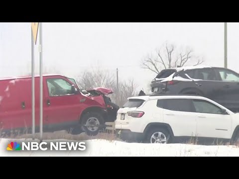 Dangerous winter weather causes travel chaos