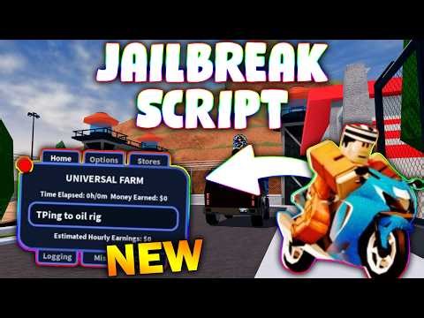 *NEW* JailBreak Script (PASTEBIN 2026) (AUTO ARREST , AUTO ROB , INFINITE MONEY , AUTOFARM )