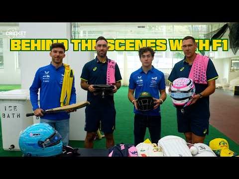 MCG rooftop challenge 🏟️ Formula 1 drivers test their skills with Maxwell & Boland
