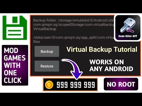 How to Use Virtual Backup in Game Killer (No Root) | Save Data Transfer Guide
