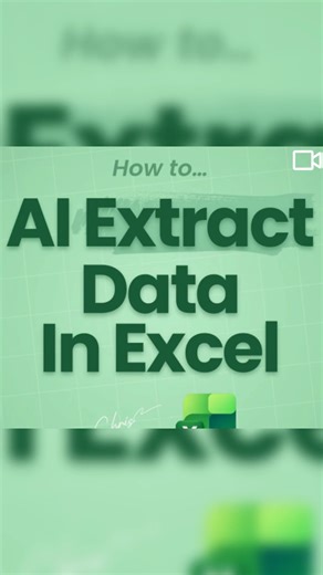 Ai extract data in excel | #shorts #shortsvideo #ytshorts