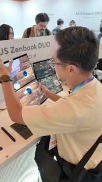 É MUITA TELA! Zenbook Duo com 2 TELAS OLED!