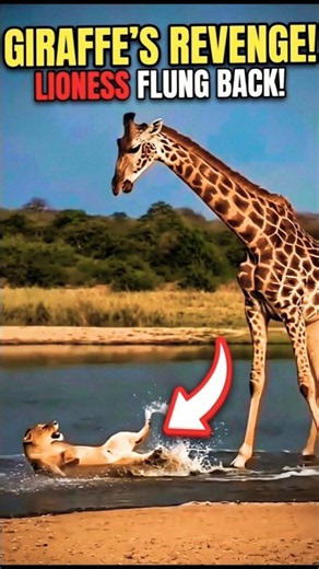 Giraffe Fights Back Against a Lioness | Powerful Wildlife Moment