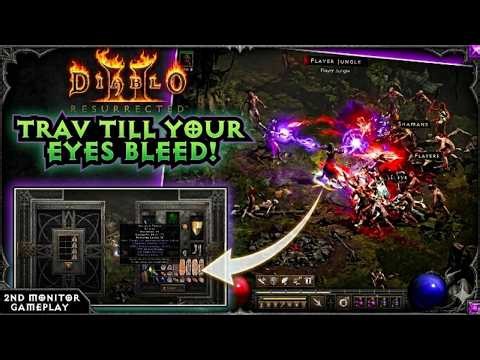 Chill D2R RotW S13 Gameplay 🎮 4K Ambient Background Video (Work/Study/Relax)