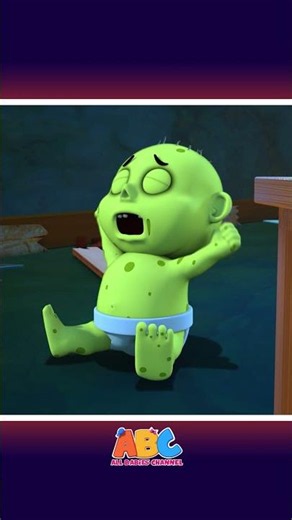 🍼Baby Zombie Is Crying for Milk! #shorts #kidssongs #halloween