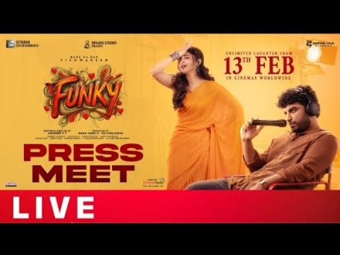 Funky Movie Team Press Meet Live 🔴 | Vishwak Sen | Kayadu Lohar | Anudeep KV | FRIDAY VOLUME