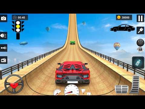 Car Lambo Ramp 2 Race Game | Monster Truck Crash Race Gameplay | Android Emulator | New Levels 17