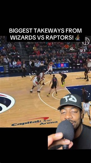 BIGGEST TAKEWAYS FROM WIZARDS VS RAPTORS! Day 63 #washingtonwizards #torontoraptors #nba #ajdybantsa #nbatiktok