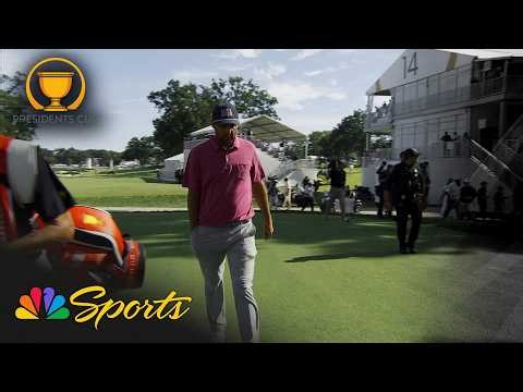 Scottie Scheffler concedes putt after fan heckles Nico Echeverria | Golf on NBC Sports