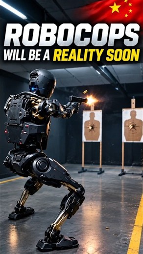 Robocops will be reality soon #humanoidrobot #china #robot #robocop #future #technology #tesla #ai