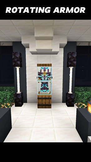 Rotating Armor Using Command Block 🤯🛡️ #Shorts
