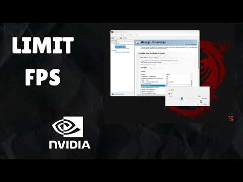 How To Limit FPS Using Nvidia Control Panel
