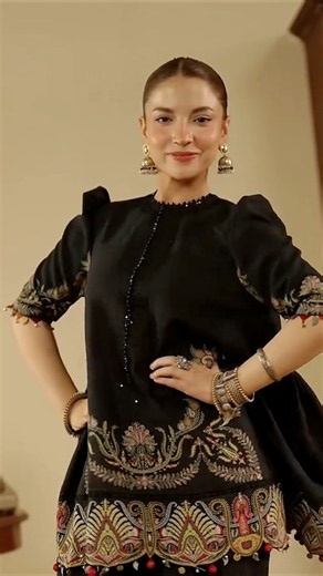 Dananeer 🖤❤️ Latest Dress Design #dananeer #hurmat #drama #trending #song #makeup #fashion #new
