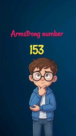 What is Armstrong Number? | Explained in 30 Sec #CodingShorts