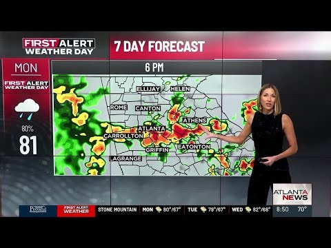 First Alert Forecast: Stormy afternoon and evening with a flash flood risk