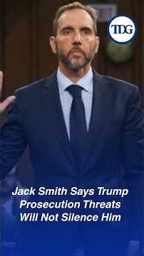 Jack Smith Tells Senate He Won’t Be ‘Silenced’ By Prosecution Threats