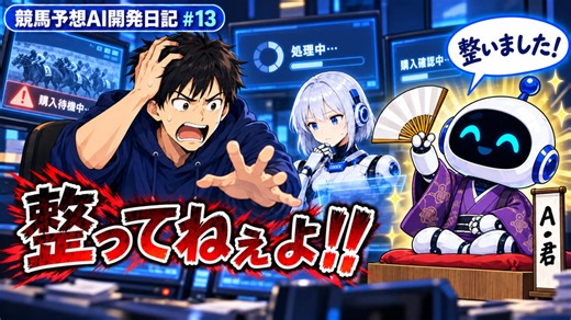 自動購入完成！なのにウイニングチケットが買えない【AI開発日記 #13】