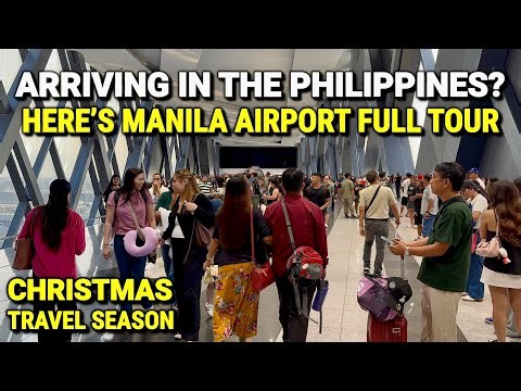 Philippines 🇵🇭 Manila Airport NAIA Terminal 3 FULL WALK TOUR 2026! Arrivals, Restaurants & Transport