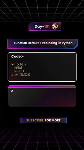 Python Default Argument Trap 😱 #shorts #python #coding